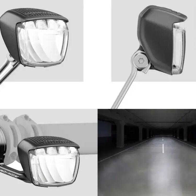 Busch & Müller LUMOTEC BRIQ-S dynamo front light, 60 Lux, 6-pack