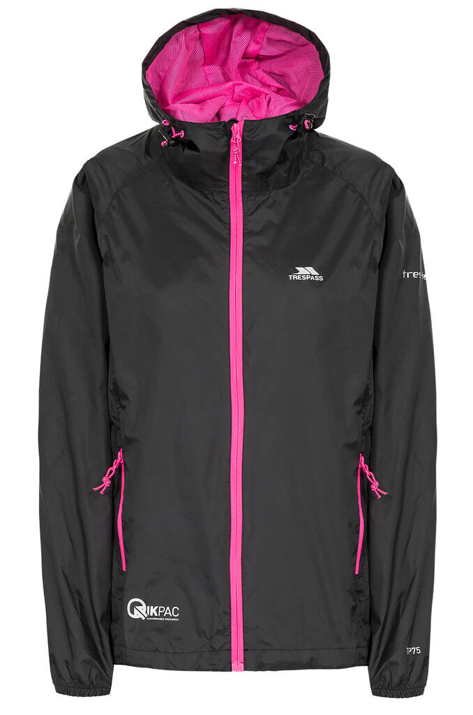 Veste imperméable à capuche zipée femme Trespass Qikpac 6/7