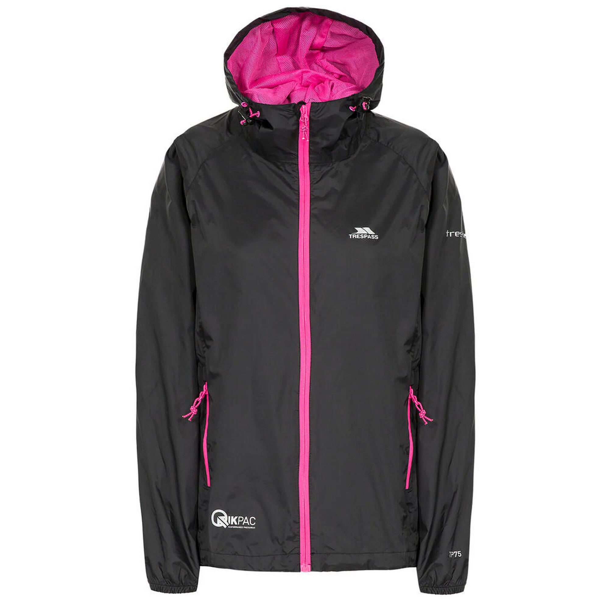 Trespass Qikpac Femeie Jkt Negru