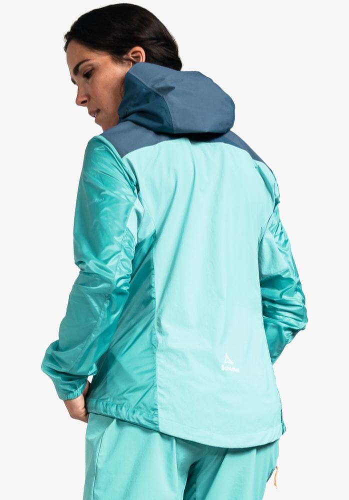 Schöffel Hybrid Jkt Flow Trail L hidden cove grün Größe 40 2/3