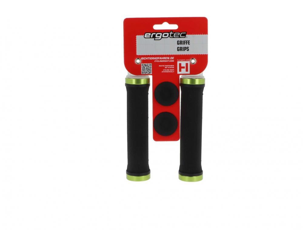 Ergotec Bilbao punhos longos preto/verde 2/3