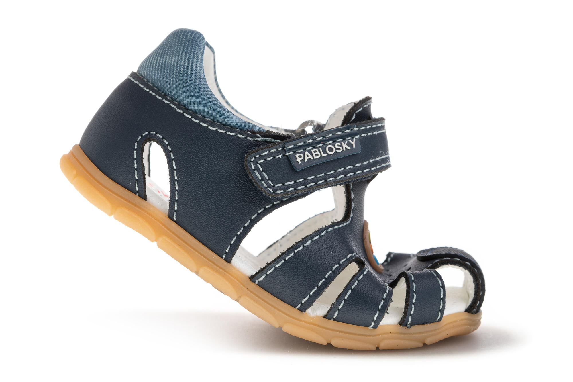 Sandalias de Bebé Unisex Pablosky de Piel con Cierre Adherente 6/6