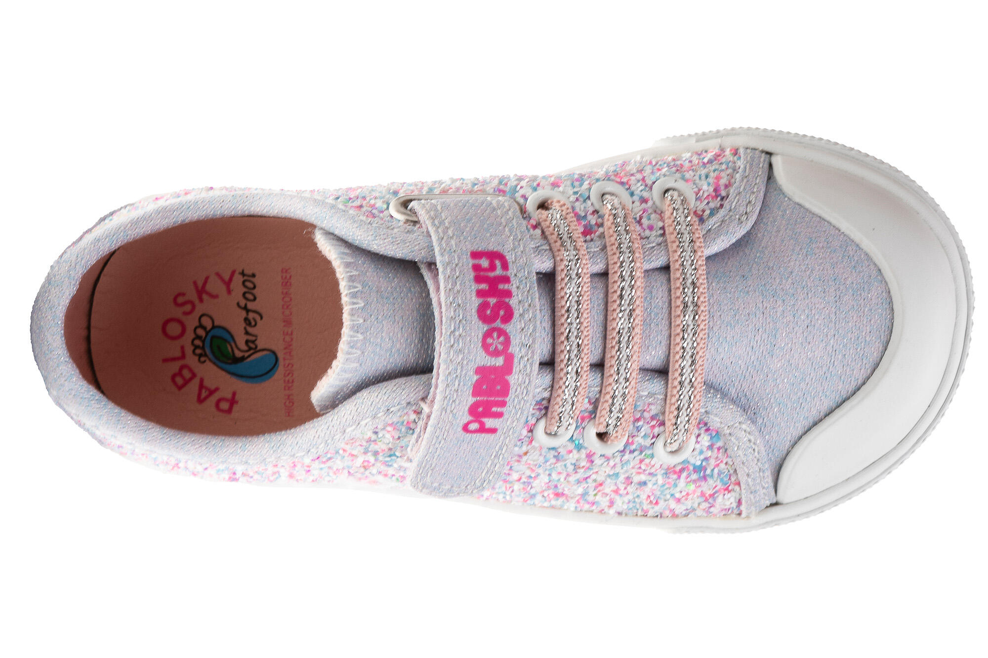 Zapatillas de Lona de Niña Pablosky con Cierre Adherente 3/6