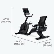 590R Recumbent Bike mit 7" LCD Display inkl. Lautsprecher 2/8