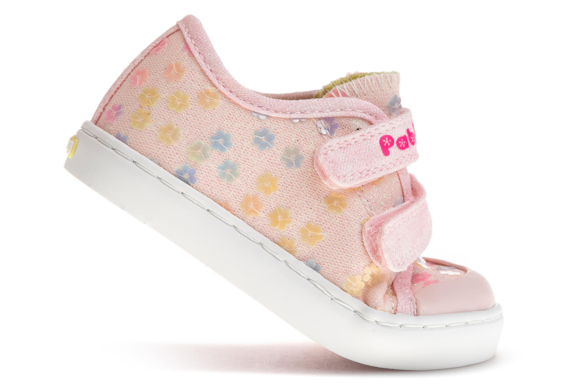Zapatillas de Lona de Bebé Niña Pablosky con Cierre Adherente 5/6
