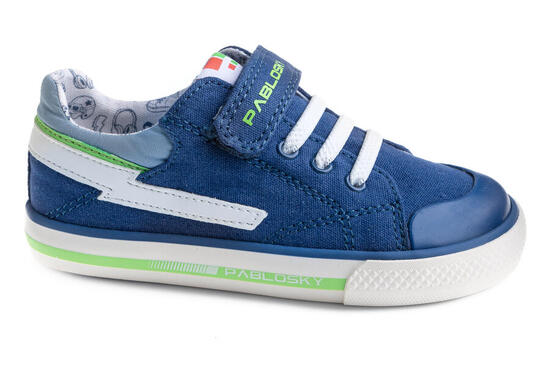 Zapatillas de Lona de Niño Pablosky con Cierre Adherente