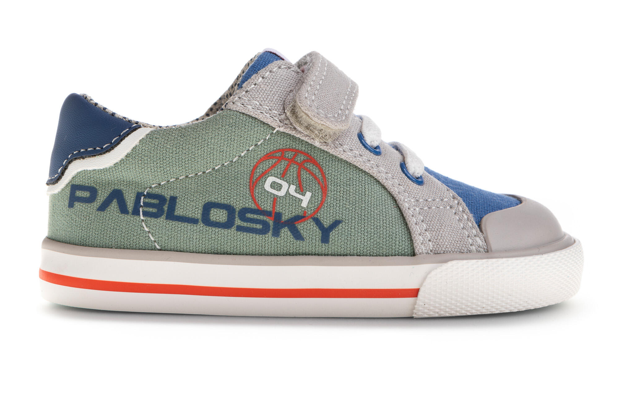 Zapatillas de Lona de Bebé Niño Pablosky con Cierre Adherente 6/6