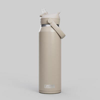 Camelbak thrive flip straw - 1000 ml - isolatie drinkfles - beige