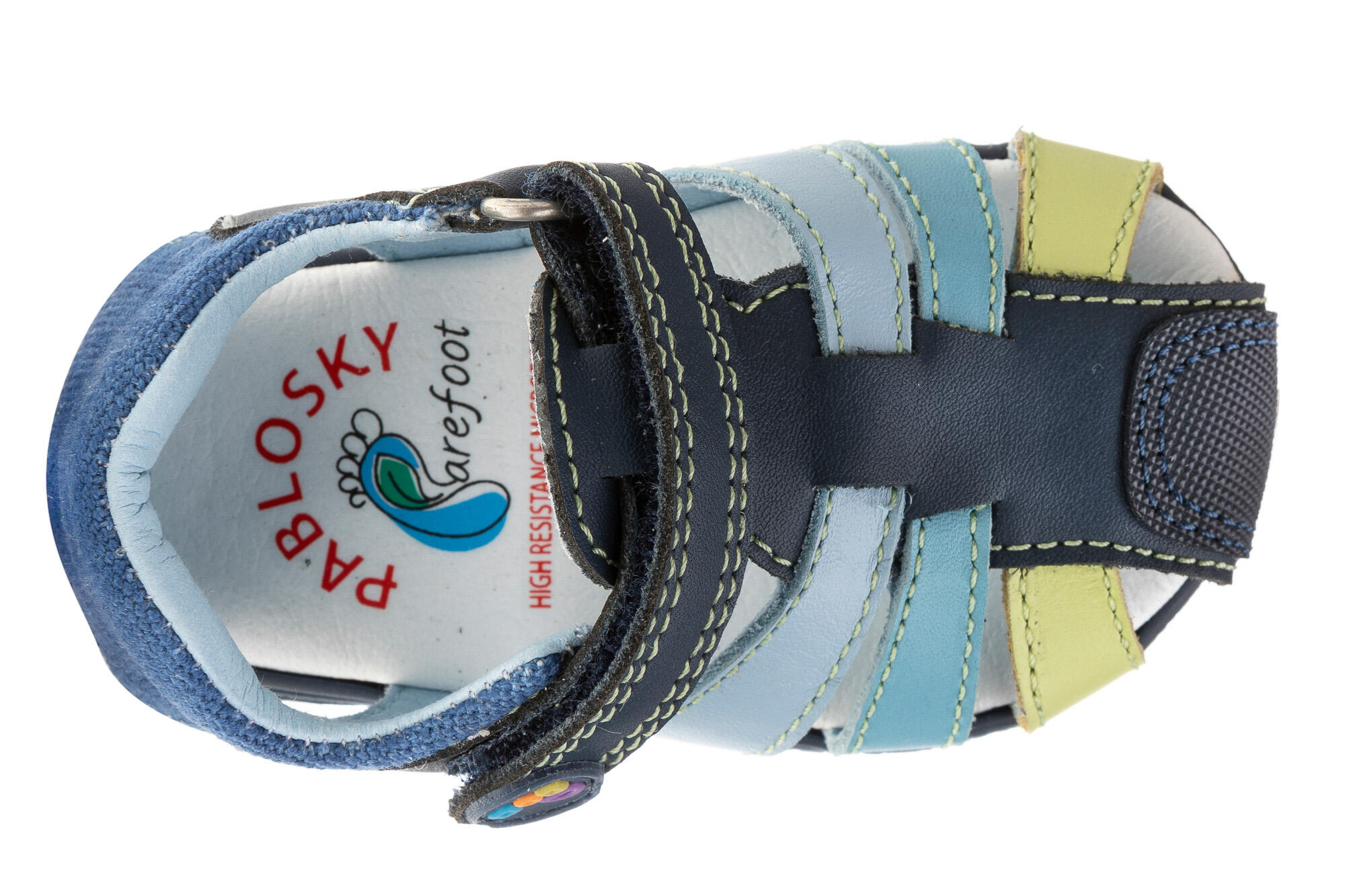 Sandalias de Bebé Unisex Pablosky de Piel con Cierre Adherente 4/6