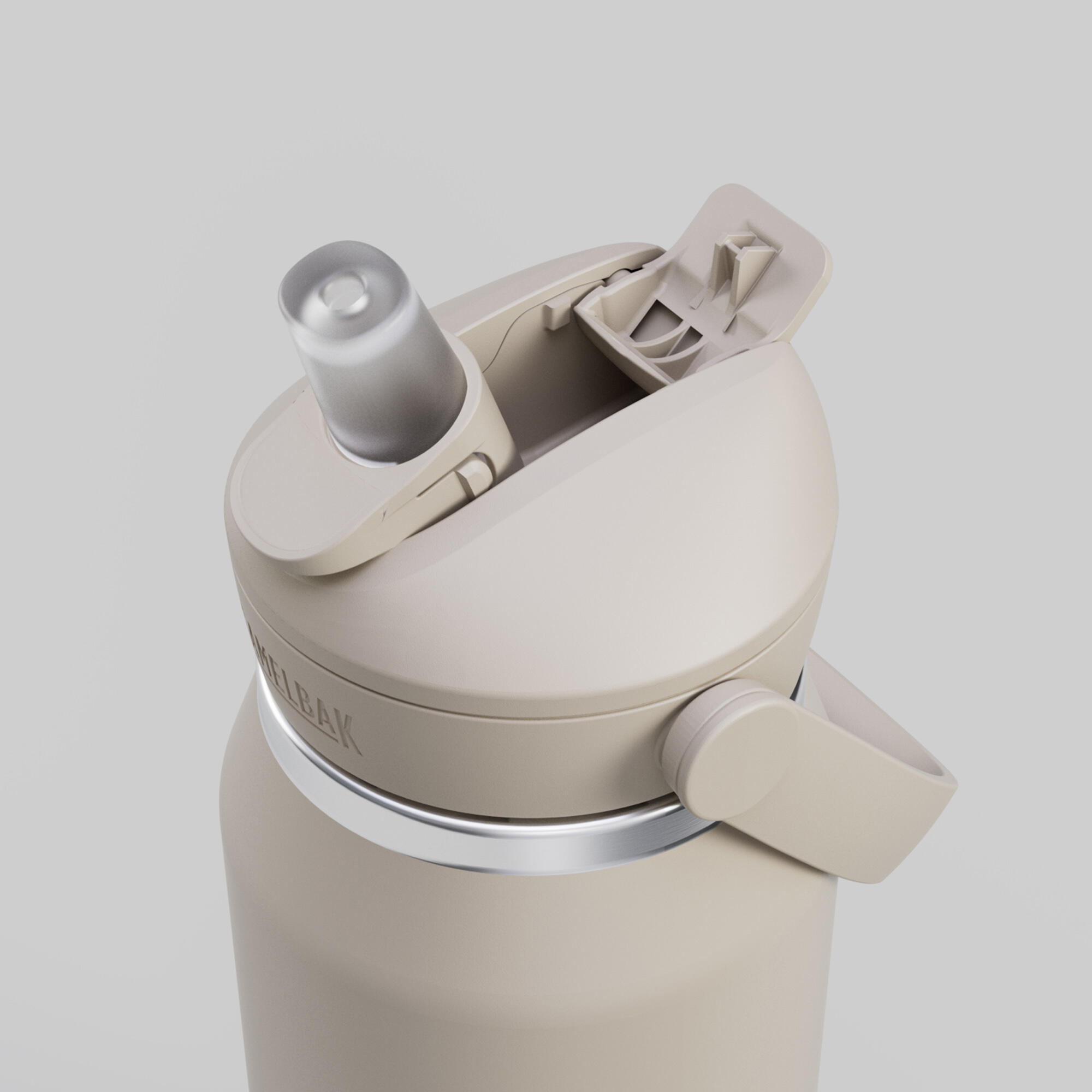 CamelBak Thrive Flip Straw - 1000 ml - Isolatie Drinkfles - Beige 3/4