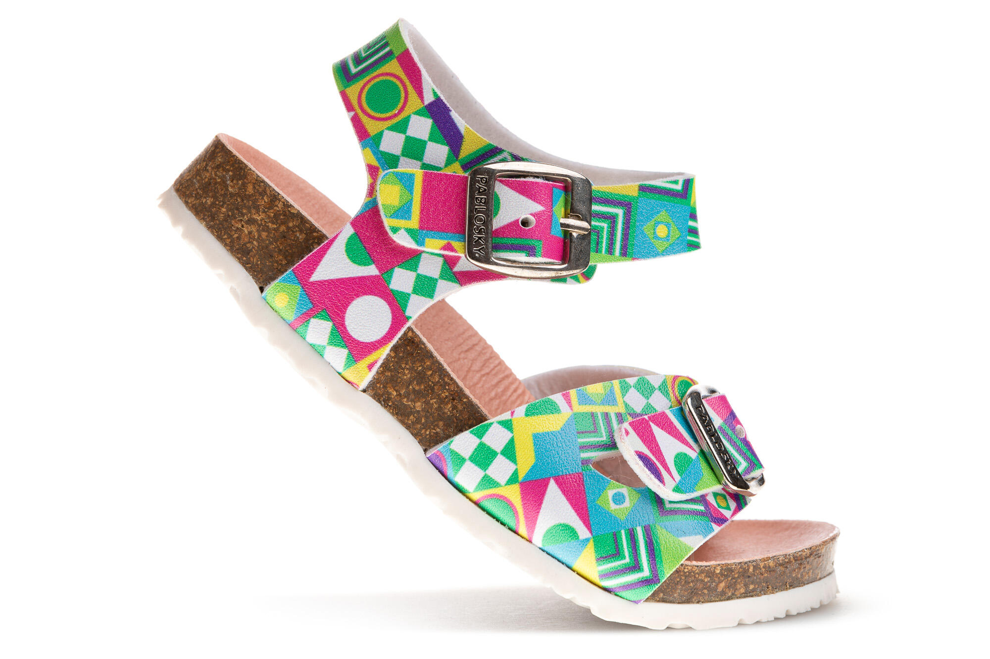 Sandalias de Niña Pablosky de materiales reciclados con Hebilla 5/5