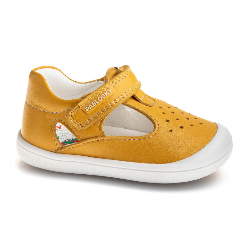 Sandalias de Bebé Unisex Pablosky de Piel con Cierre Adherente