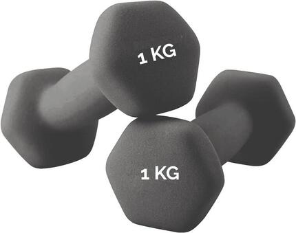 Paar Neopreen Zeshoekige Dumbbells van 1 kg FF