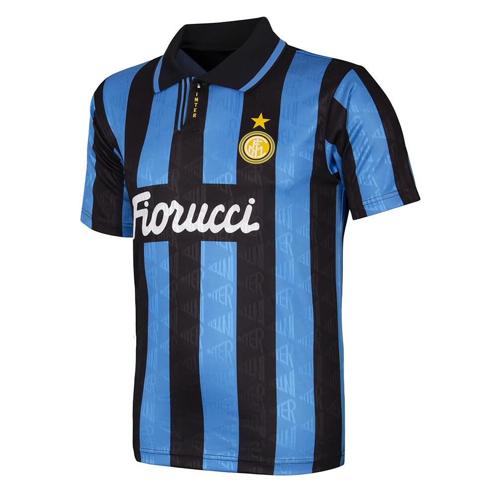 Camisola de Futebol Retro - Adulto - FC Internazionale 1993/94 - Azul/Preto