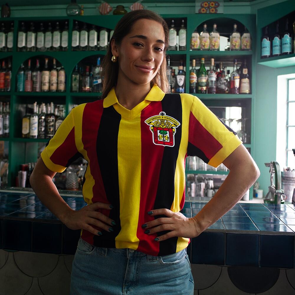 Retro Voetbalshirt - Heren - Leones Negros udeG 1974- Multicolor 2/7