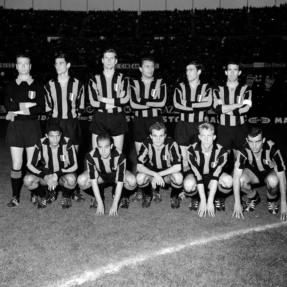Camiseta de Fútbol - Hombre - FC Internazionale 1963 - 64 - Azul - Negro 6/7