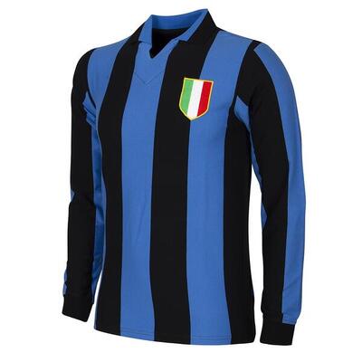 Camiseta de Fútbol Retro - Hombre - FC Internazionale 1963 - 64 - Azul - Negro
