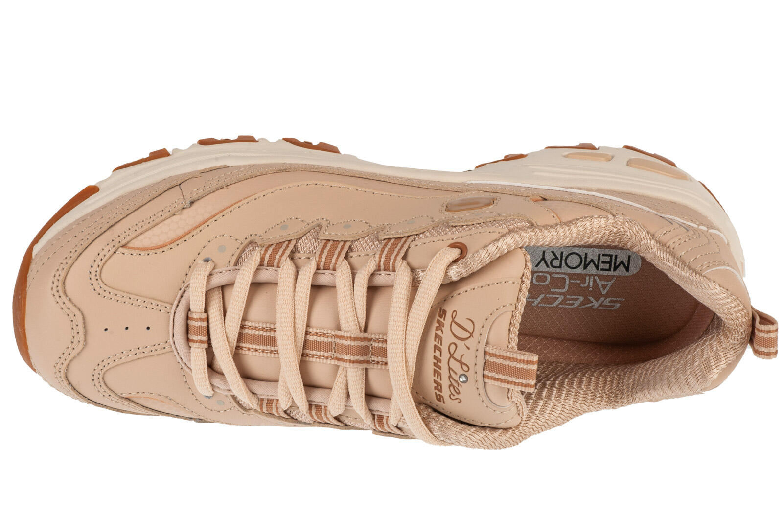 Chaussures Femmes Skechers D'Lites Good Neutral noir 3/4