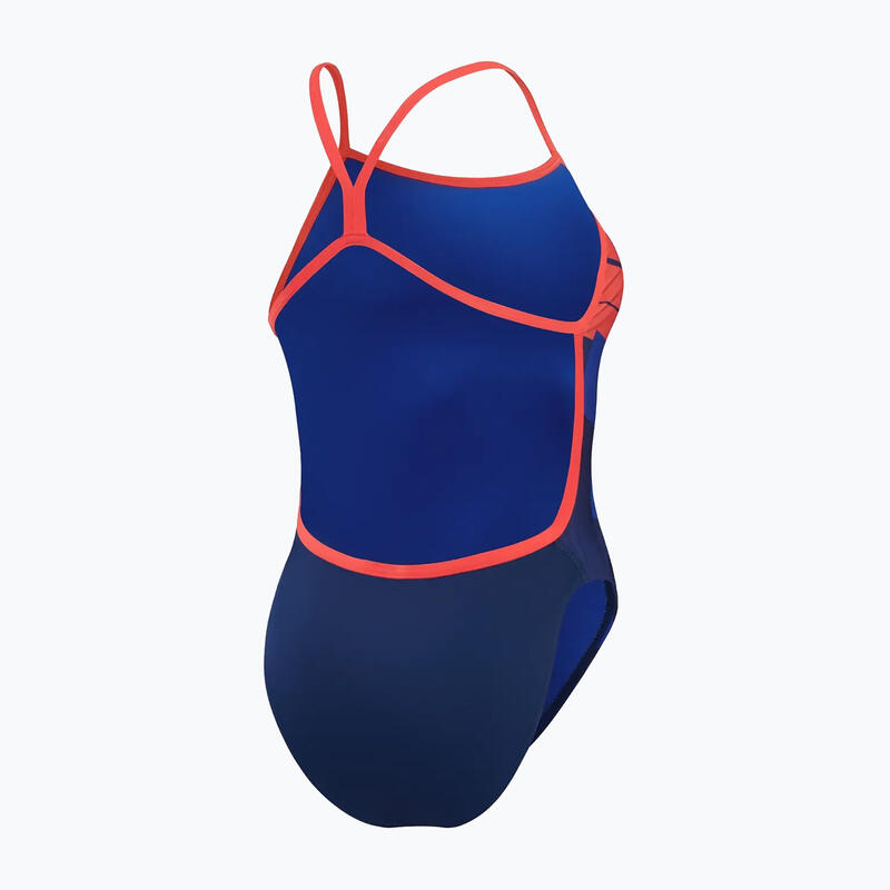 Maillot de bain femme Speedo Placement Digital Vback Cerulean Blue/True