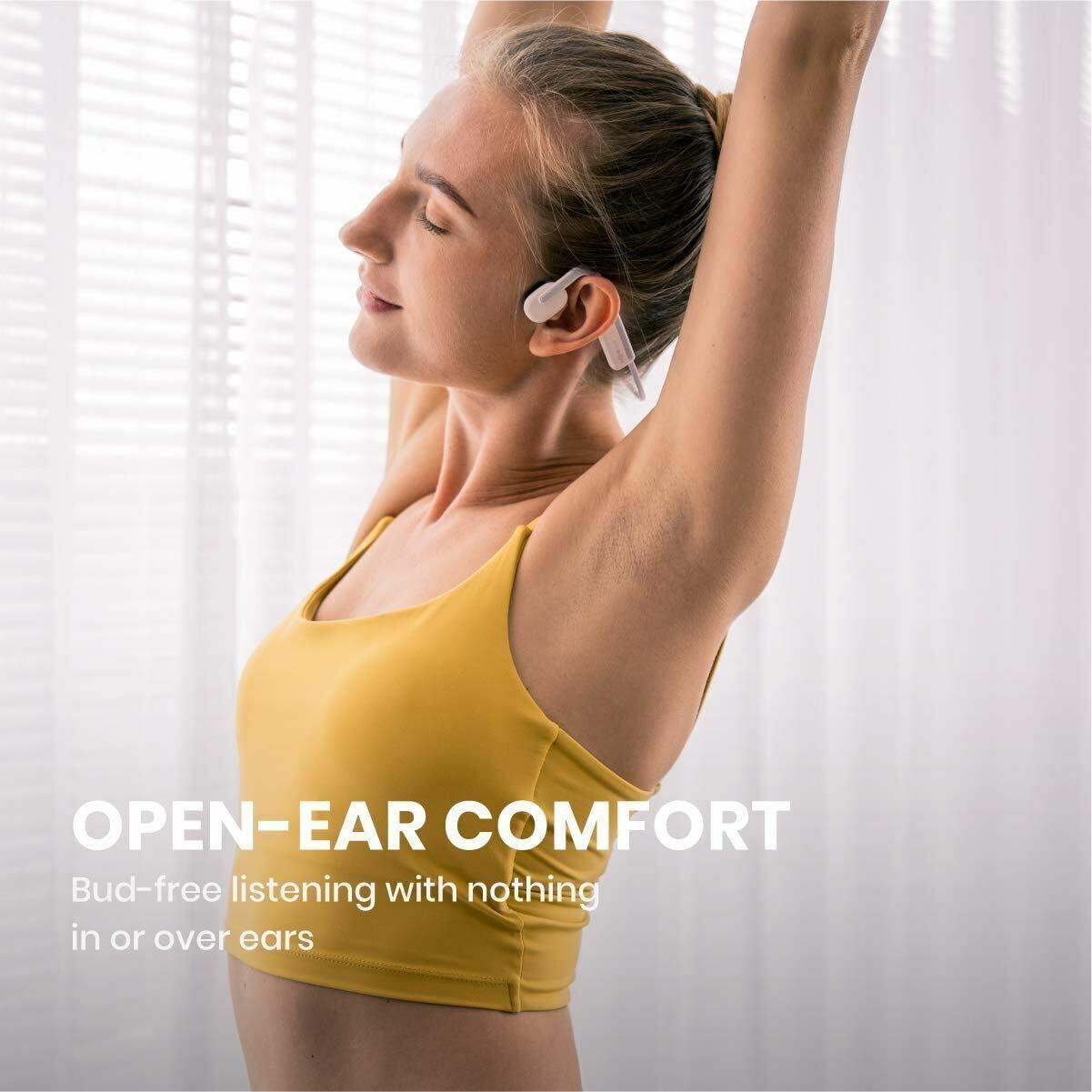 Aftershokz Openmove Bone Conduction Headphones Earphones - Alpine White 2/6