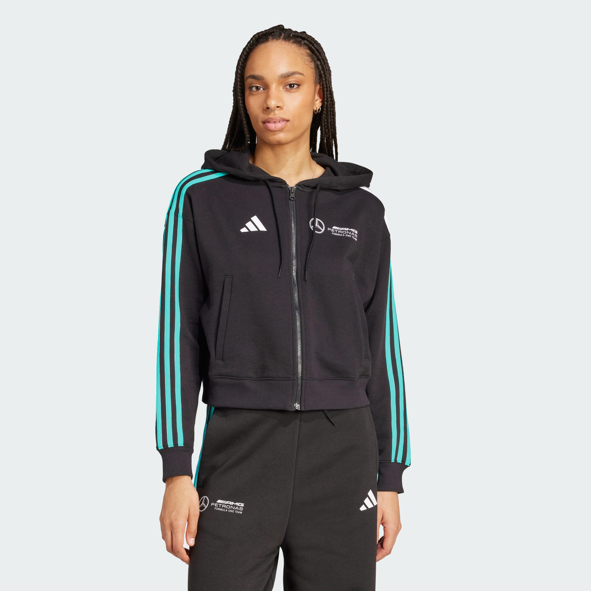 MERCEDES - AMG PETRONAS FORMULA ONE TEAM DNA FULL ZIP HOOD 1/5