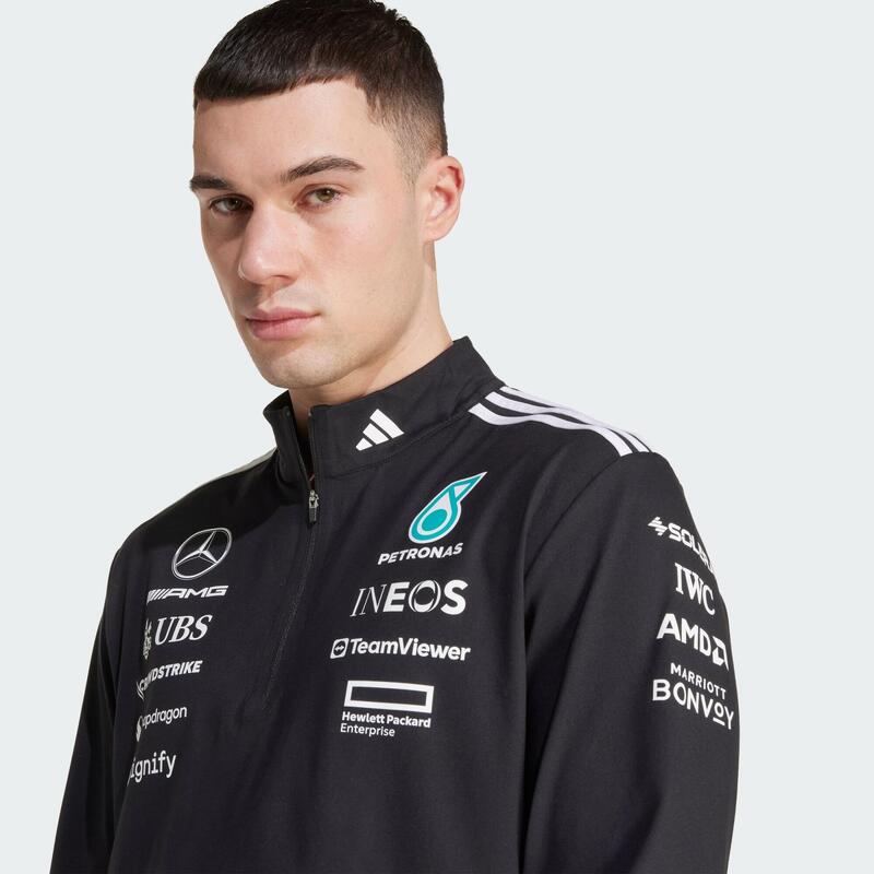 Mikina Mercedes - AMG PETRONAS FORMULA ONE TEAM 1/4 ZIP