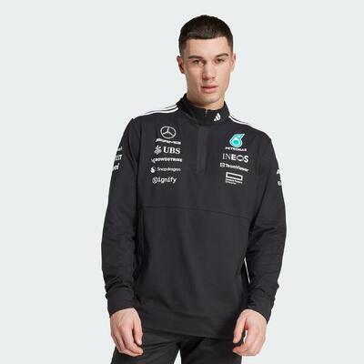 Mercedes - amg petronas formula one team sweater met korte rits