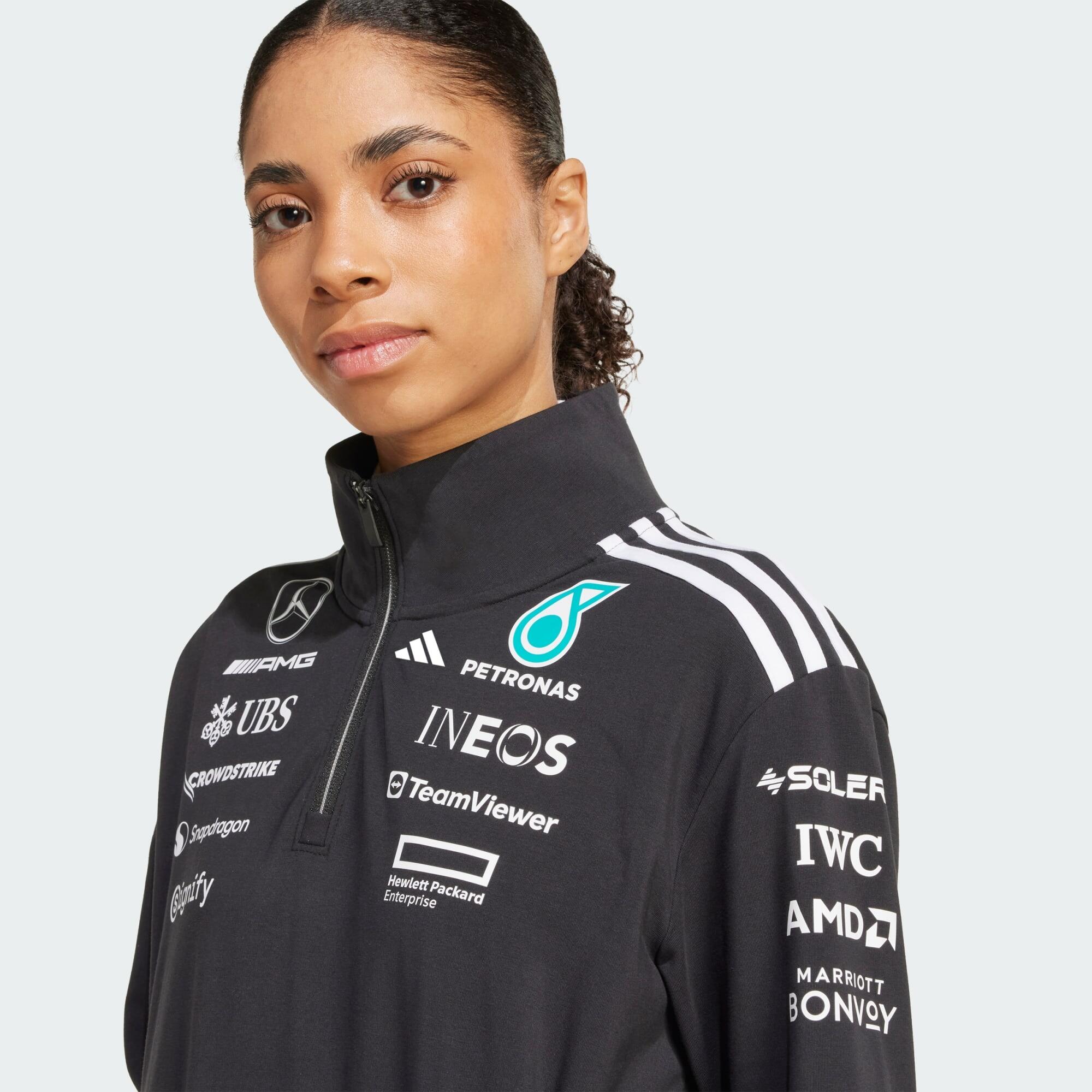 SUDADERA MERCEDES AMG PETRONAS FORMULA ONE TEAM QUARTER ZIP