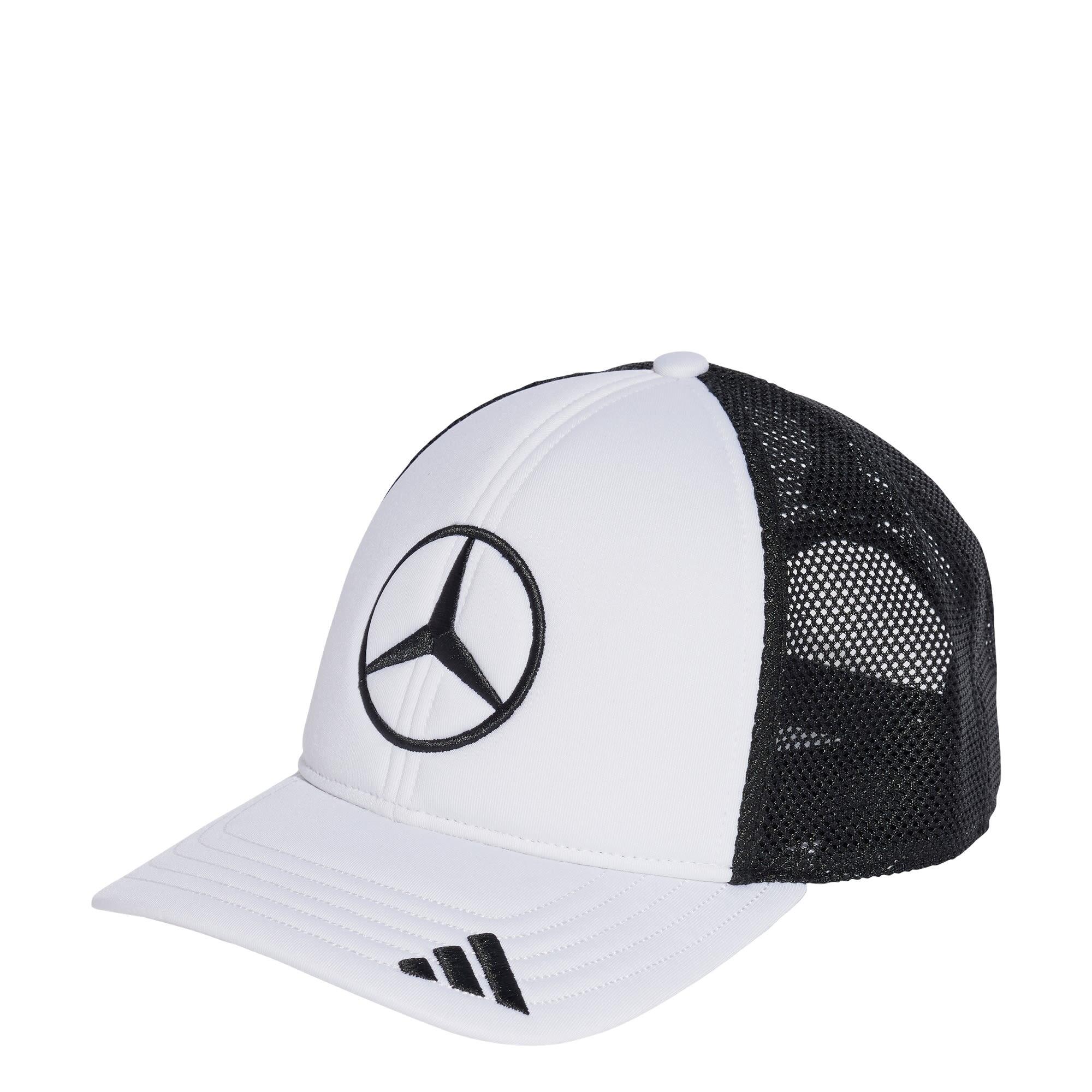 Adidas - Casquette Trucker Snapback Mercedes - Amg Petronas Formula One Team Star - Chapeau - Blanc|noir - Decathlon