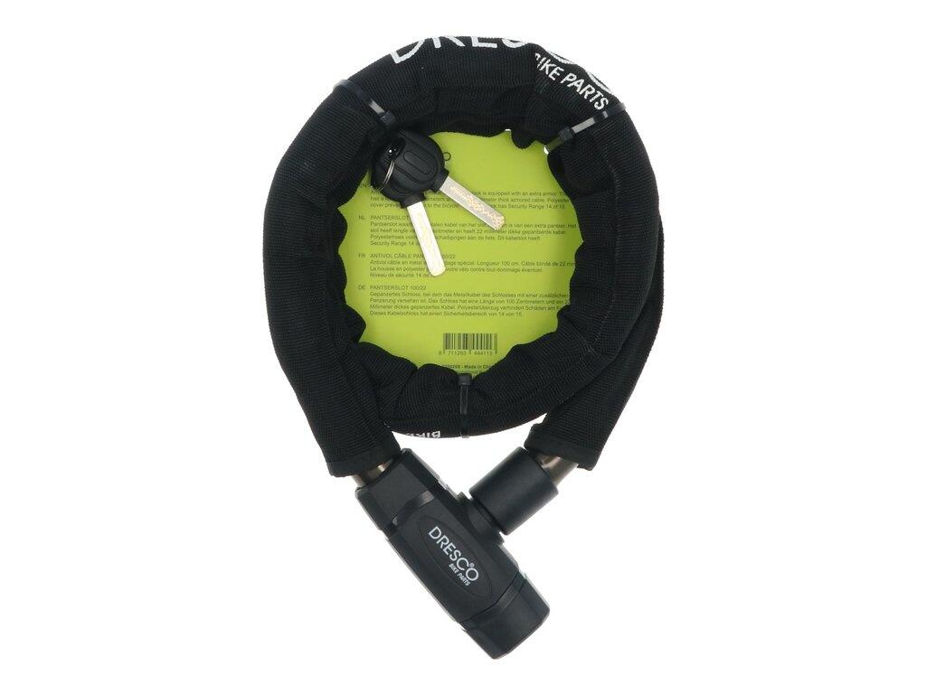 Dresco Pantserslot 100CM - Zwart 2/7