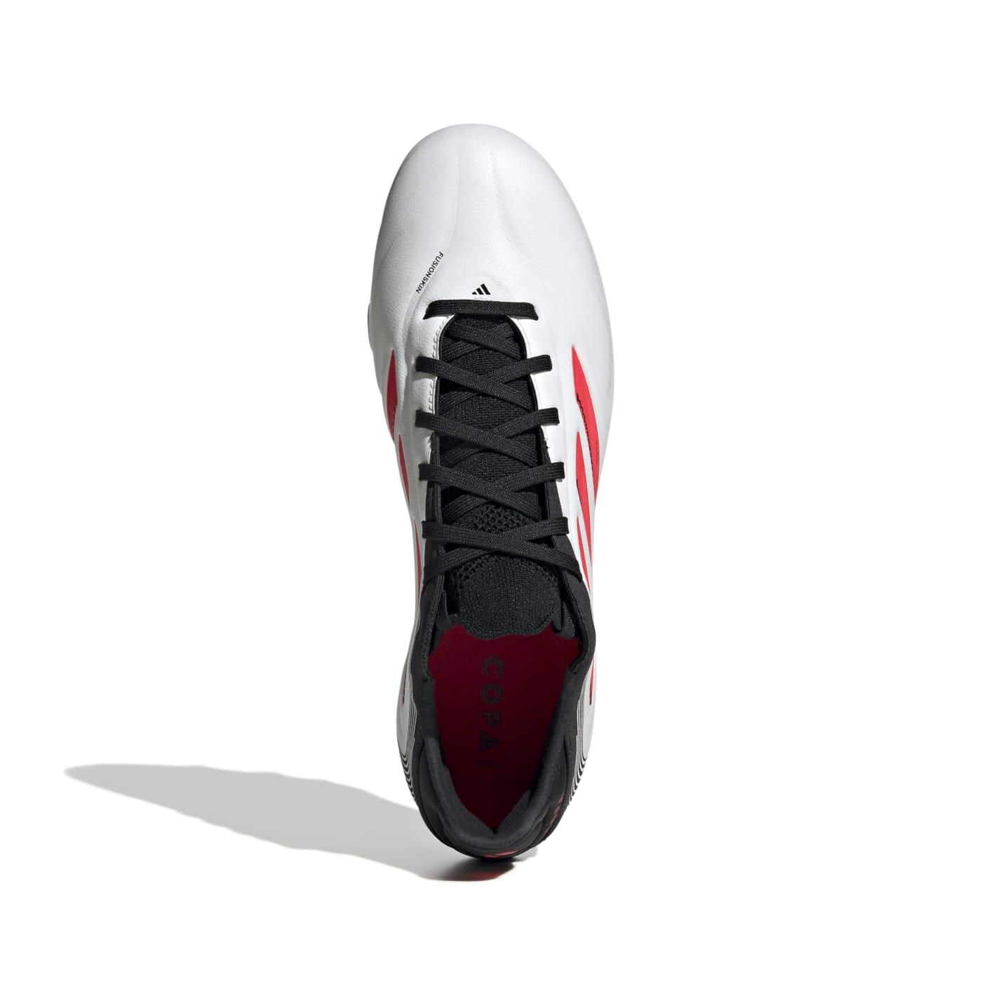 Chuteiras Adidas Copa Pure III Pro FG Brancas e Pretas 4/7