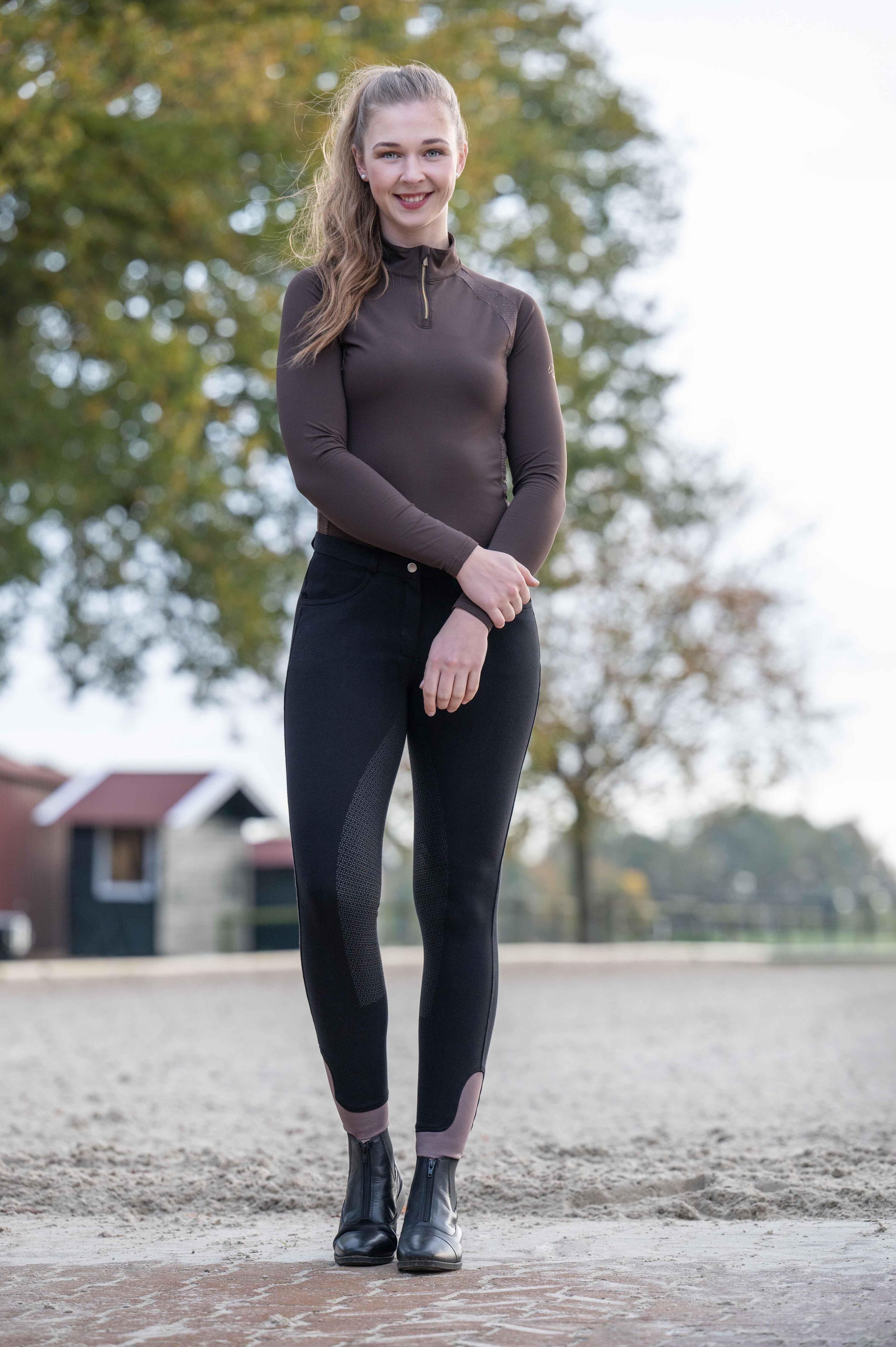 Pantalon Kate fond 1/1 en silicone noir 5/6