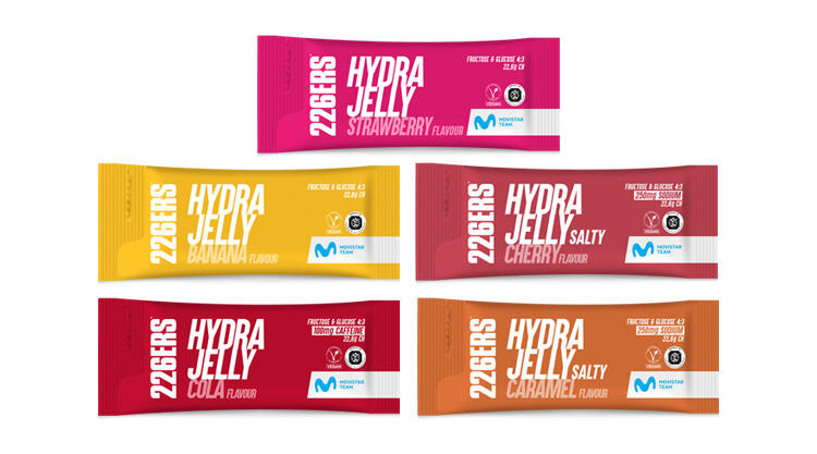 226ERS - HYDRAJELLY 40 g - Gel energético de sabores -  Sabor: Fresa 4/8