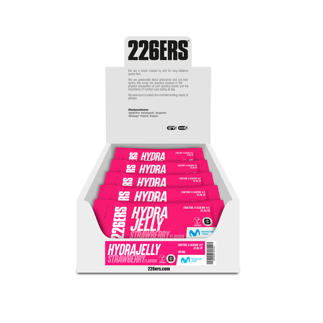 226ERS - HYDRAJELLY 40 g - Gel energético de sabores -  Sabor: Fresa 5/8