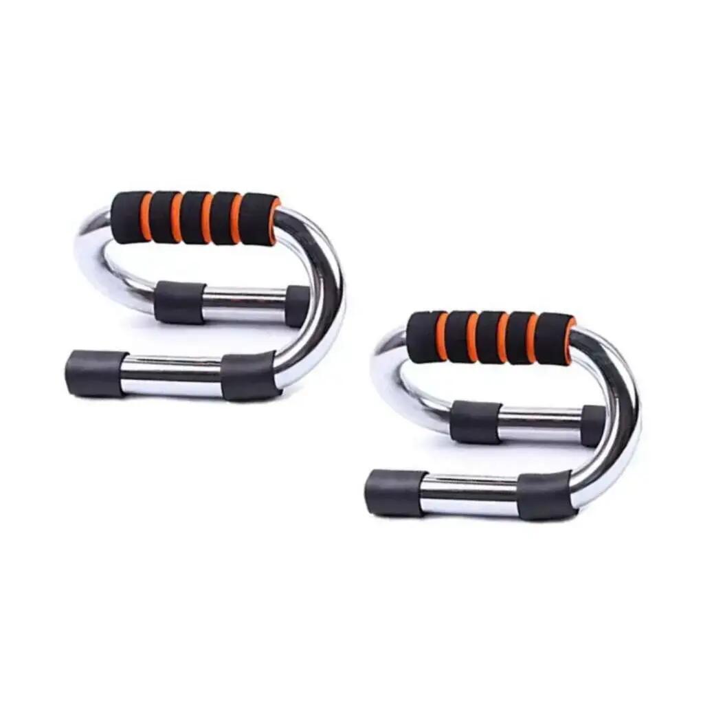 Push Up Bars Orange - Pair of Press Up Handles FF