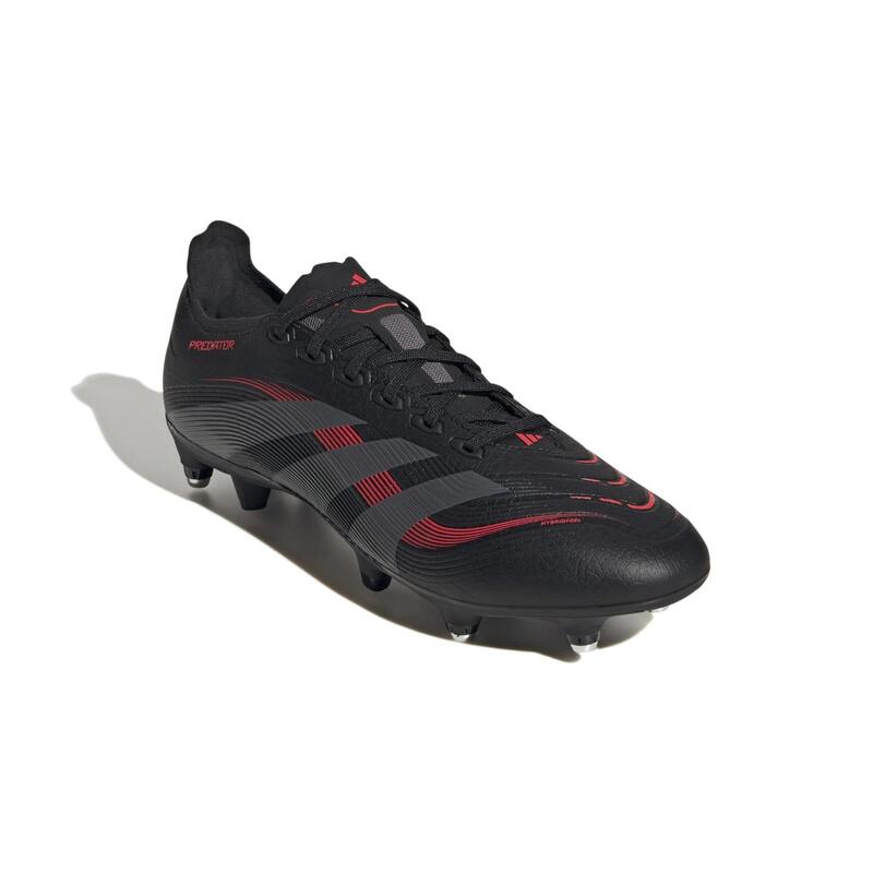 Ghete de fotbal Adidas Predator League SG - Negru și Roșu