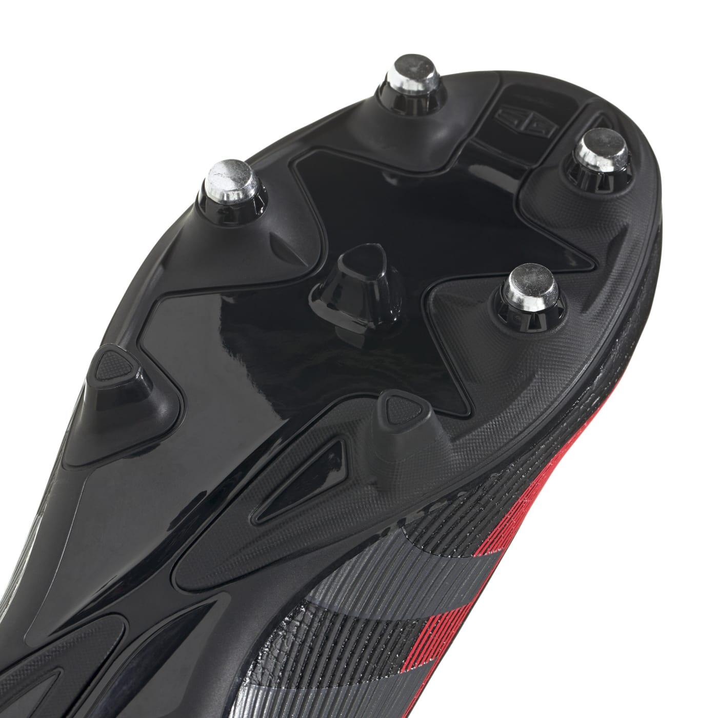 Adidas Predator League Sg Schwarz Und Rot Fußballschuhe 7/7