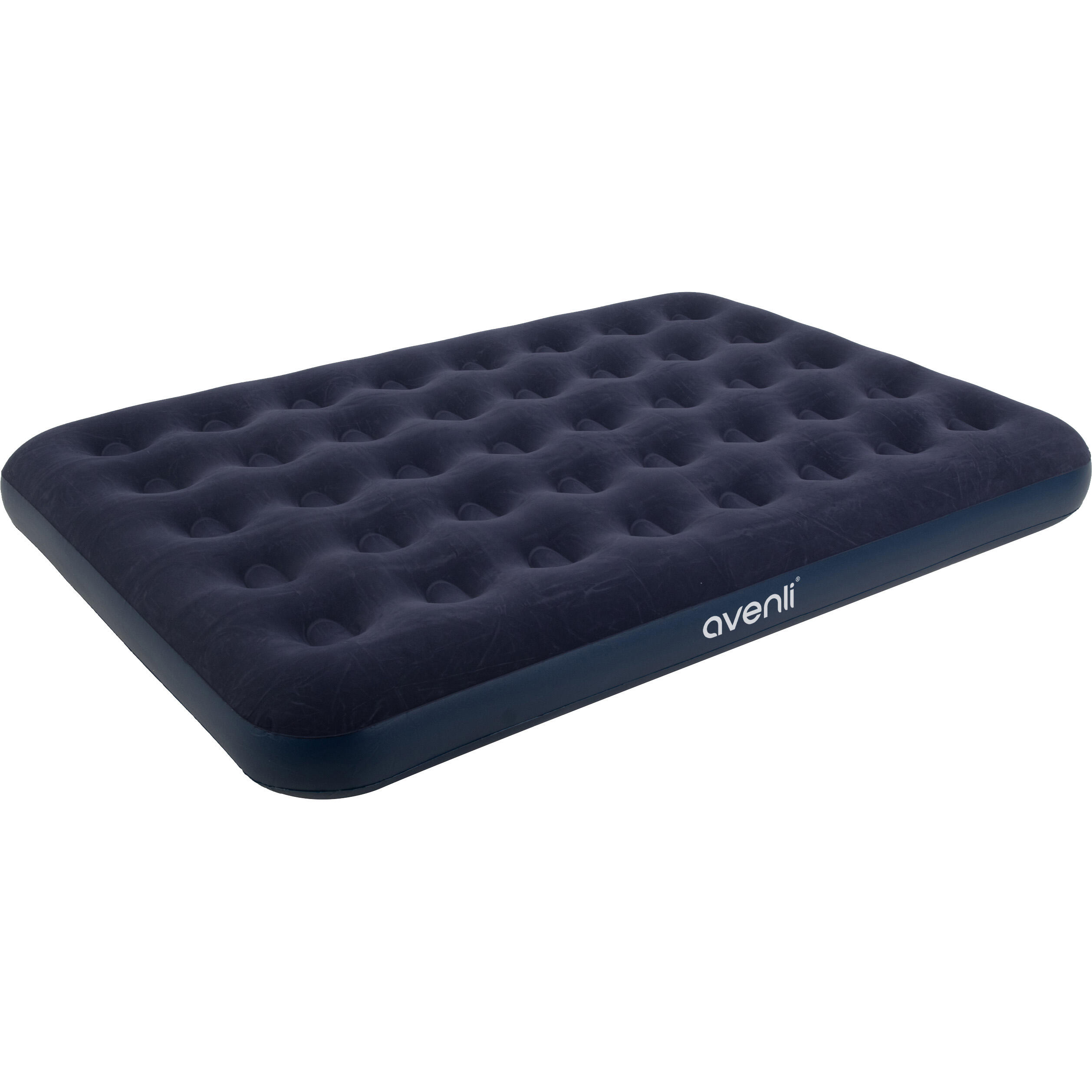 AVENLI Avenli aufblasbares Luftbett / Campingmatratze blau 191 x 137 x 22 cm