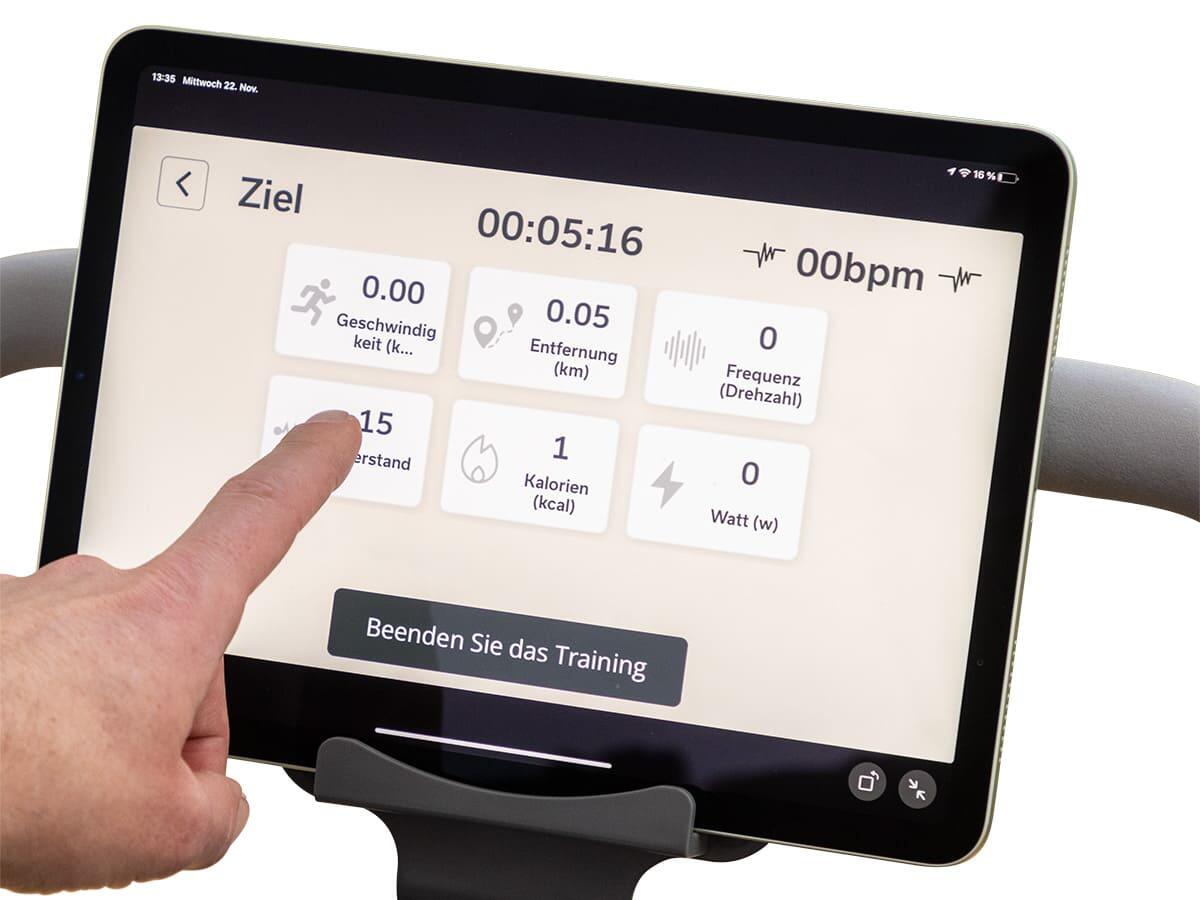 Ergometer Abisko - Automatische Lenker & Sattelhöhenverstellung -  LED-Display 5/8