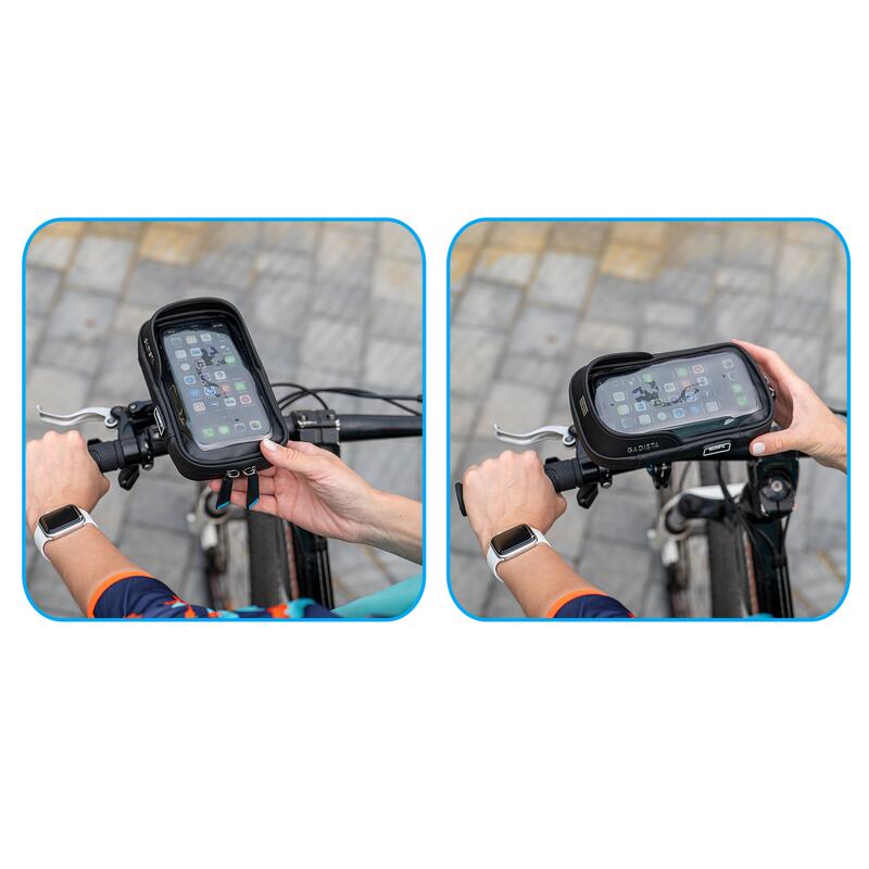 Support Téléphone Moto Vélo - Alliage Aluminium, Antichoc, Réglable, Pour Guidon, Scooter, Poussette