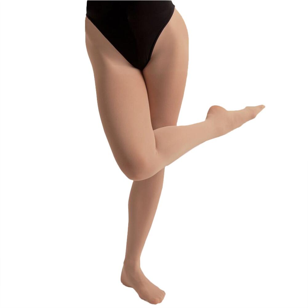 SILKY Childrens Girls Dance Essential Convertible Tights (1 Pair) (Tan)