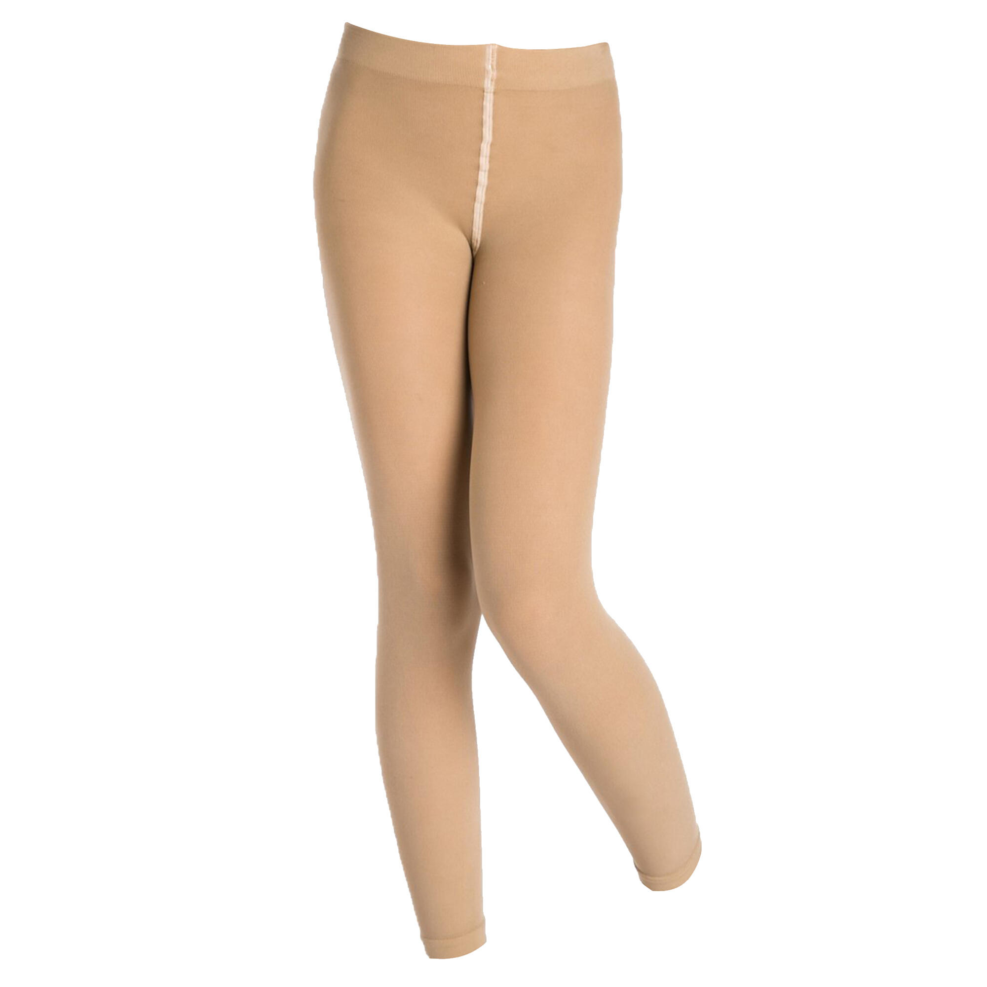 SILKY Girls Dance Footless Ballet Tights (1 Pair) (Tan)
