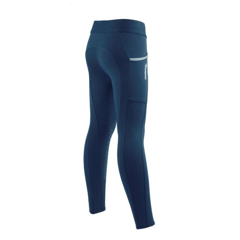 Leggings equitación de Mid Grip niña Tattini Aloe 2/2