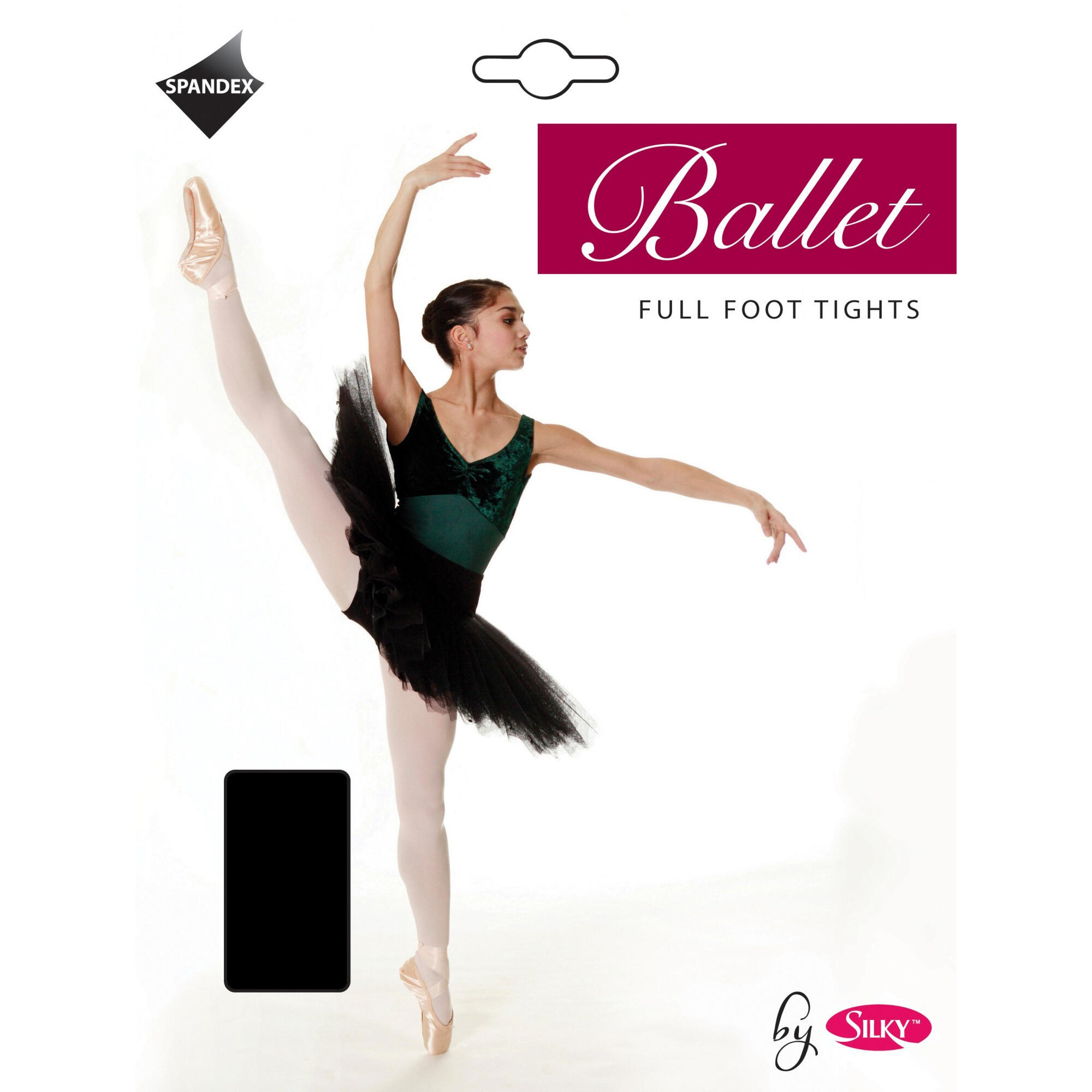 Collants De Danse (1 Paire) Fille (Noir) 2/3