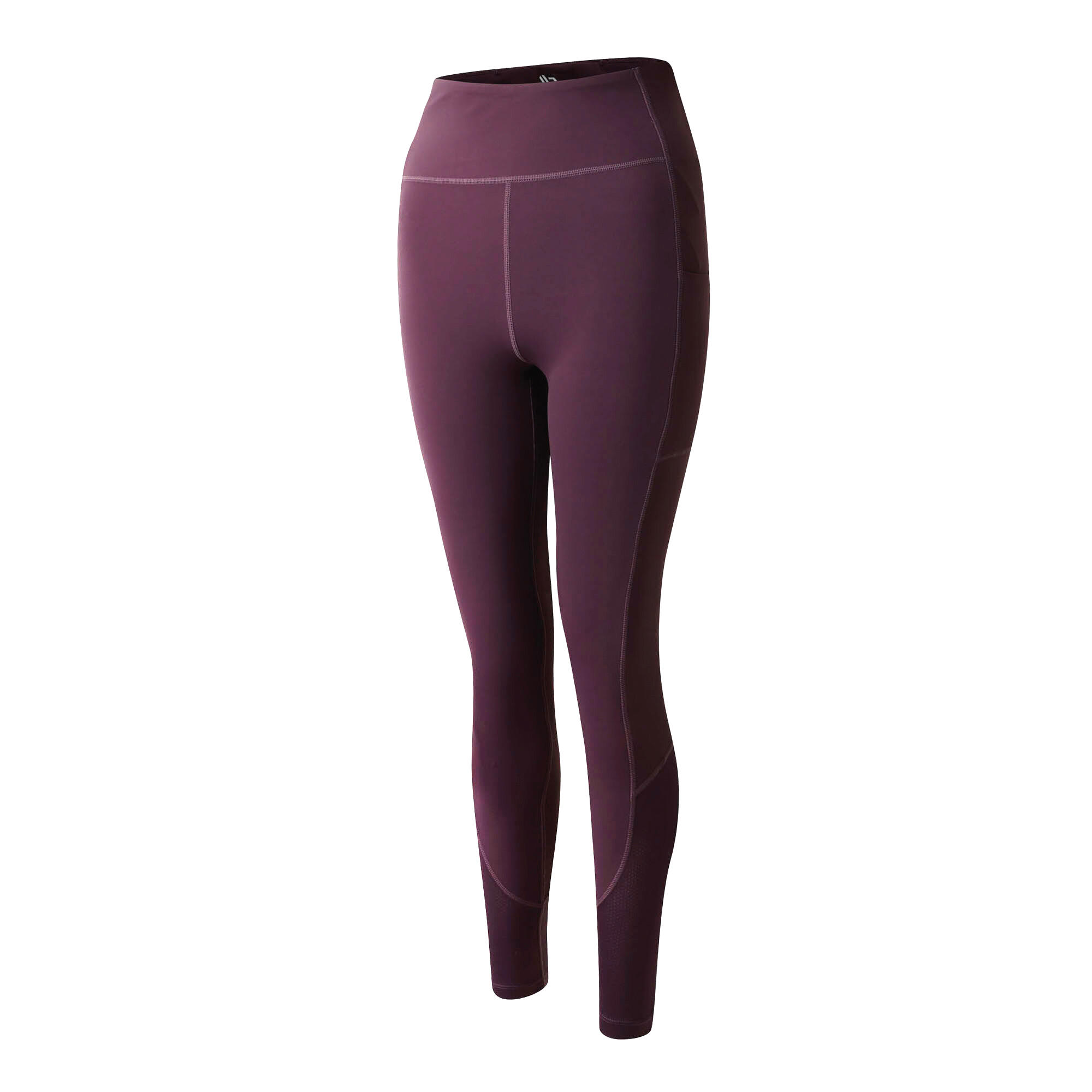 Womens/Ladies Power Leggings (Deep Plum) 3/5