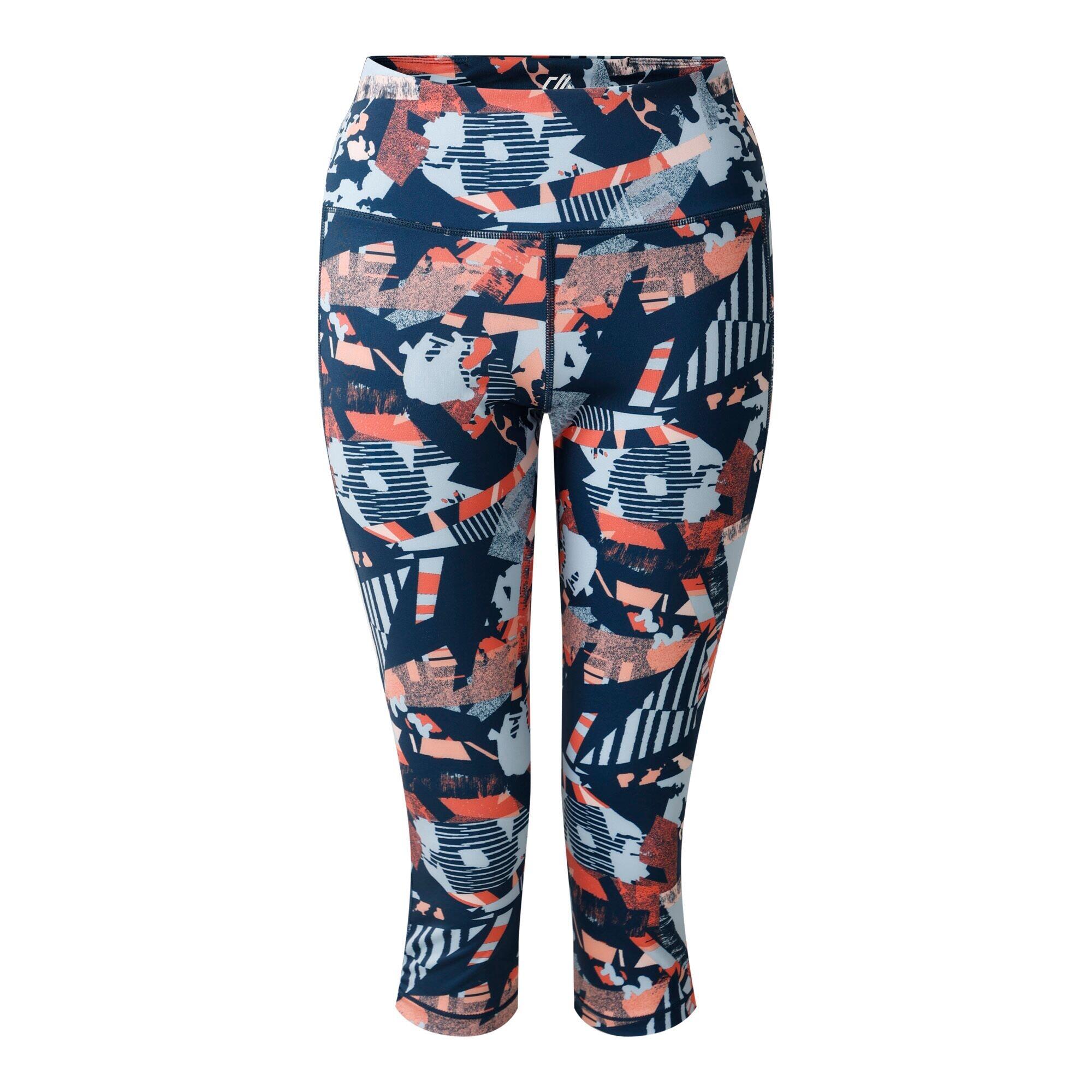 REGATTA Womens/Ladies Influential II Geometric 3/4 Length Leggings (Multicoloured)