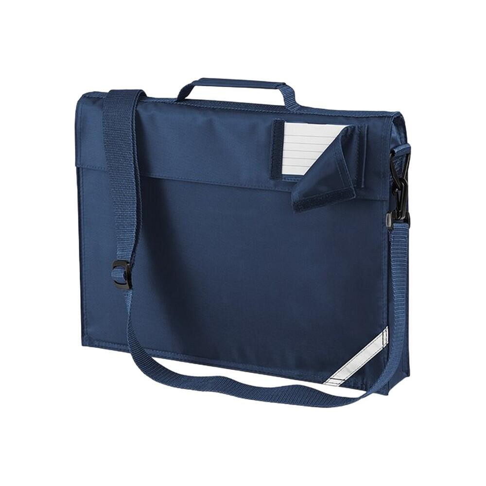QUADRA Childrens/Kids Adjustable Strap Book Bag (French Navy)