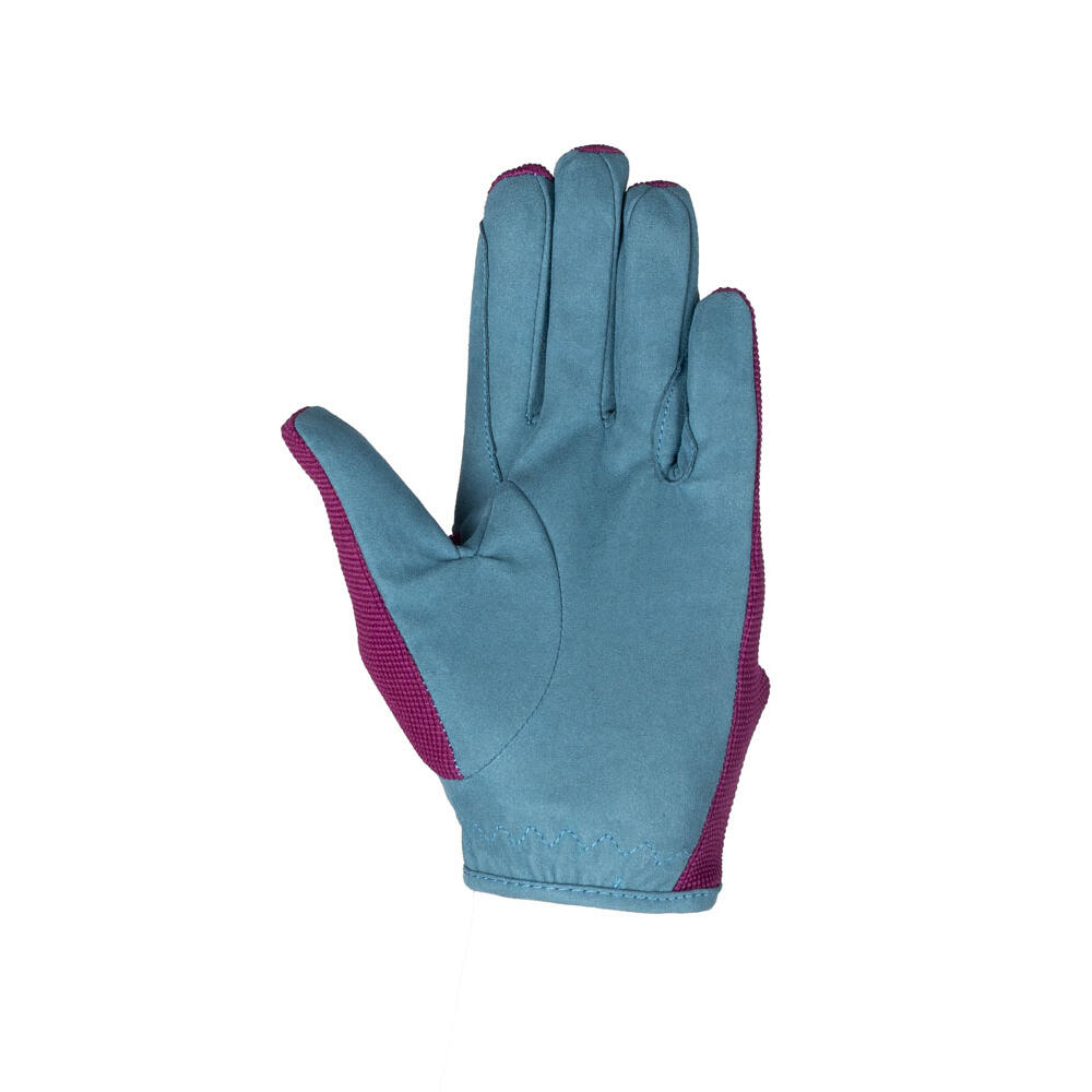 Childrens/Kids Thelwell Collection Riding Gloves (Imperial Purple/Pacific Blue) 2/2