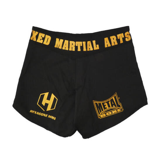 Short de boxe femme Metal Boxe Hexagone