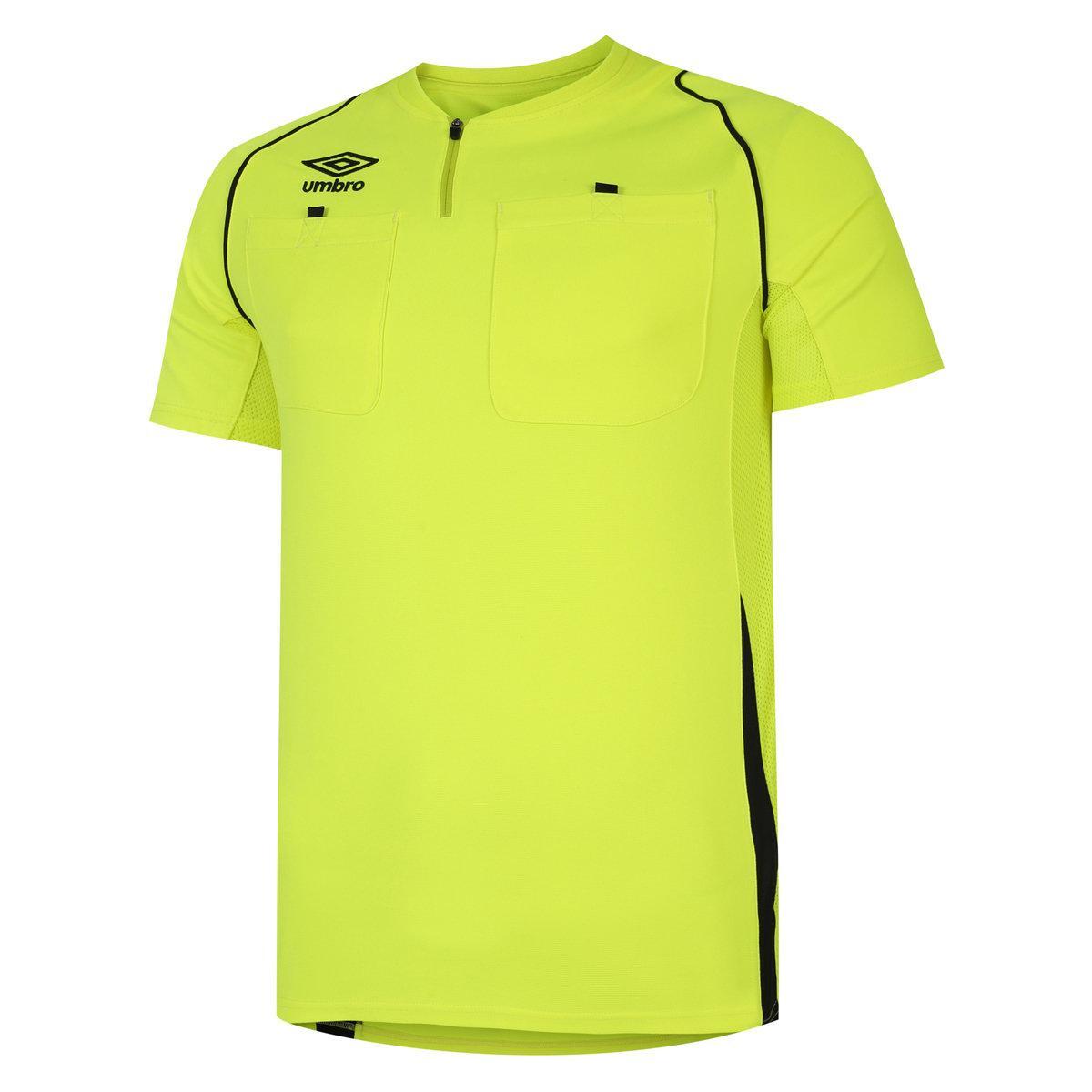 UMBRO Unisex Adult Referee Jersey (Safety Yellow/Black)